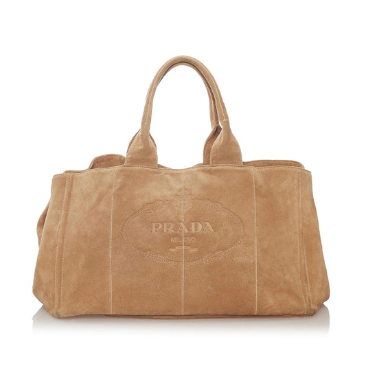 Prada Canapa Logo Tote Handbag Style 6 - Rovelle Bags