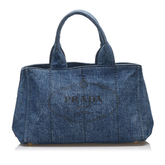 Prada Canapa Logo Tote Style 3 - Rovelle Bags
