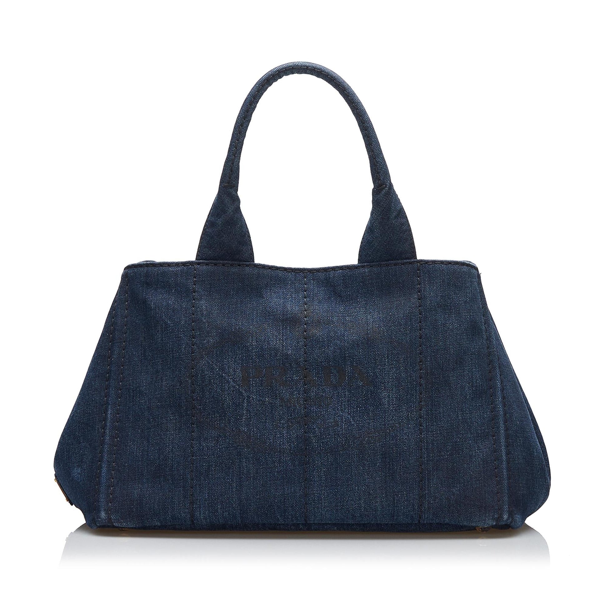 Prada Canapa Logo Tote Style 2 - Rovelle Bags