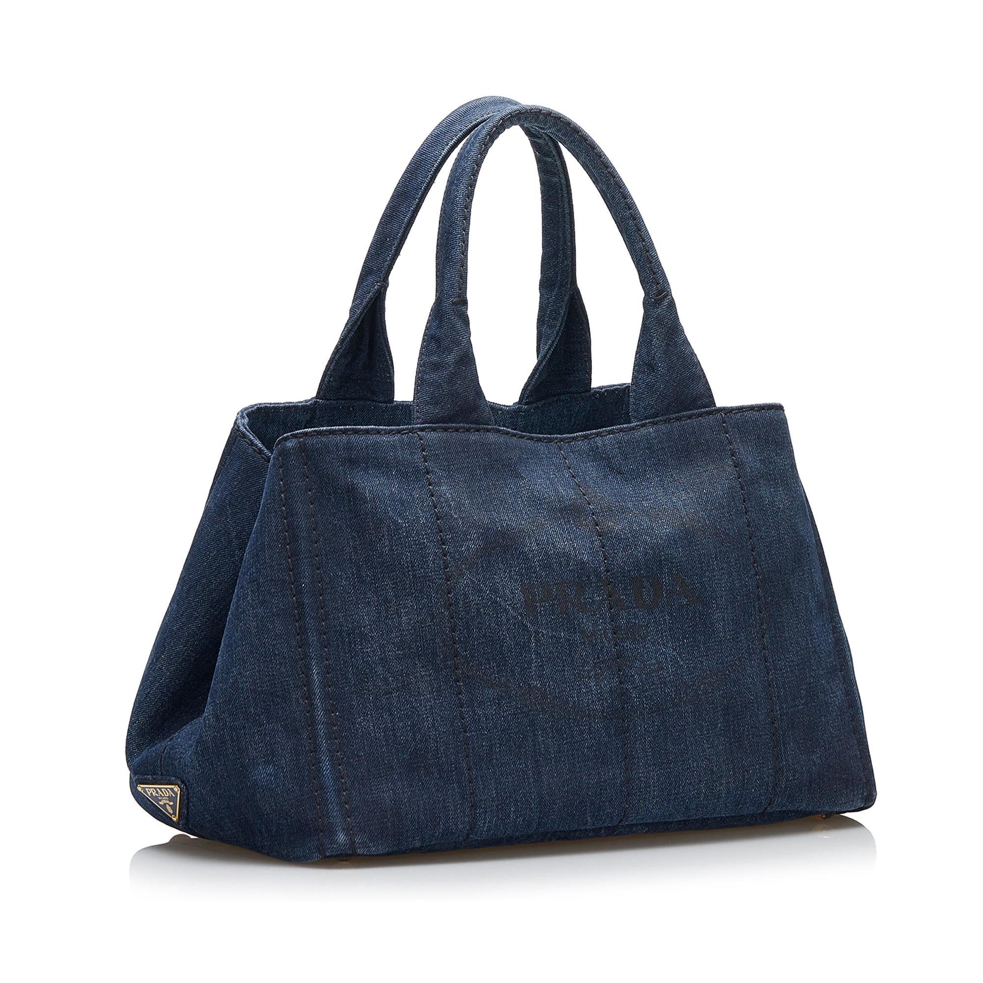 Prada Canapa Logo Tote Style 2 - Rovelle Bags