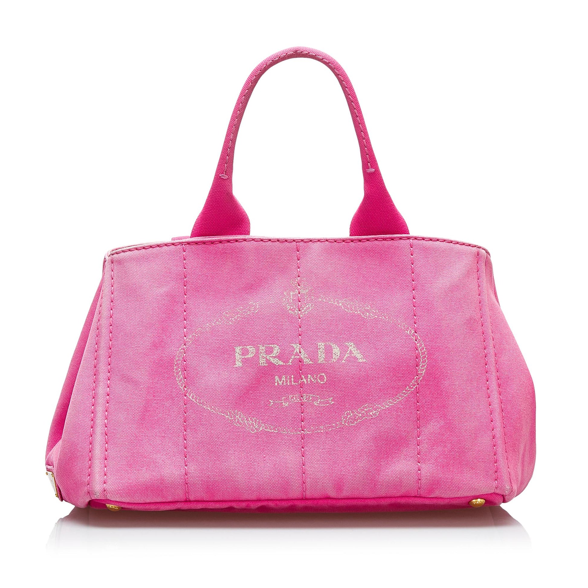 Prada Canapa Logo Tote - Rovelle Bags
