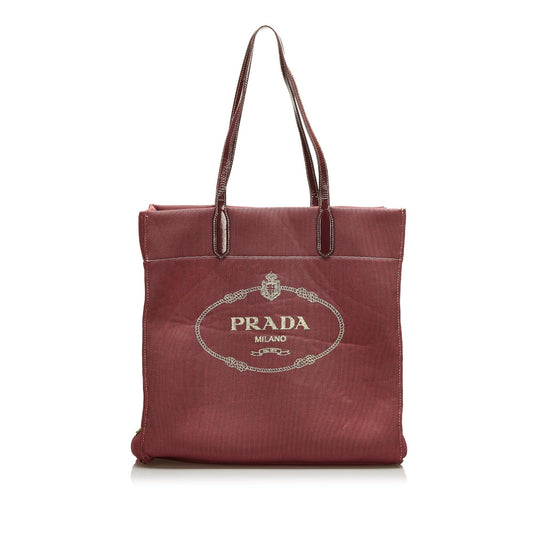 Prada Canapa Neoprene Tote - Rovelle Bags