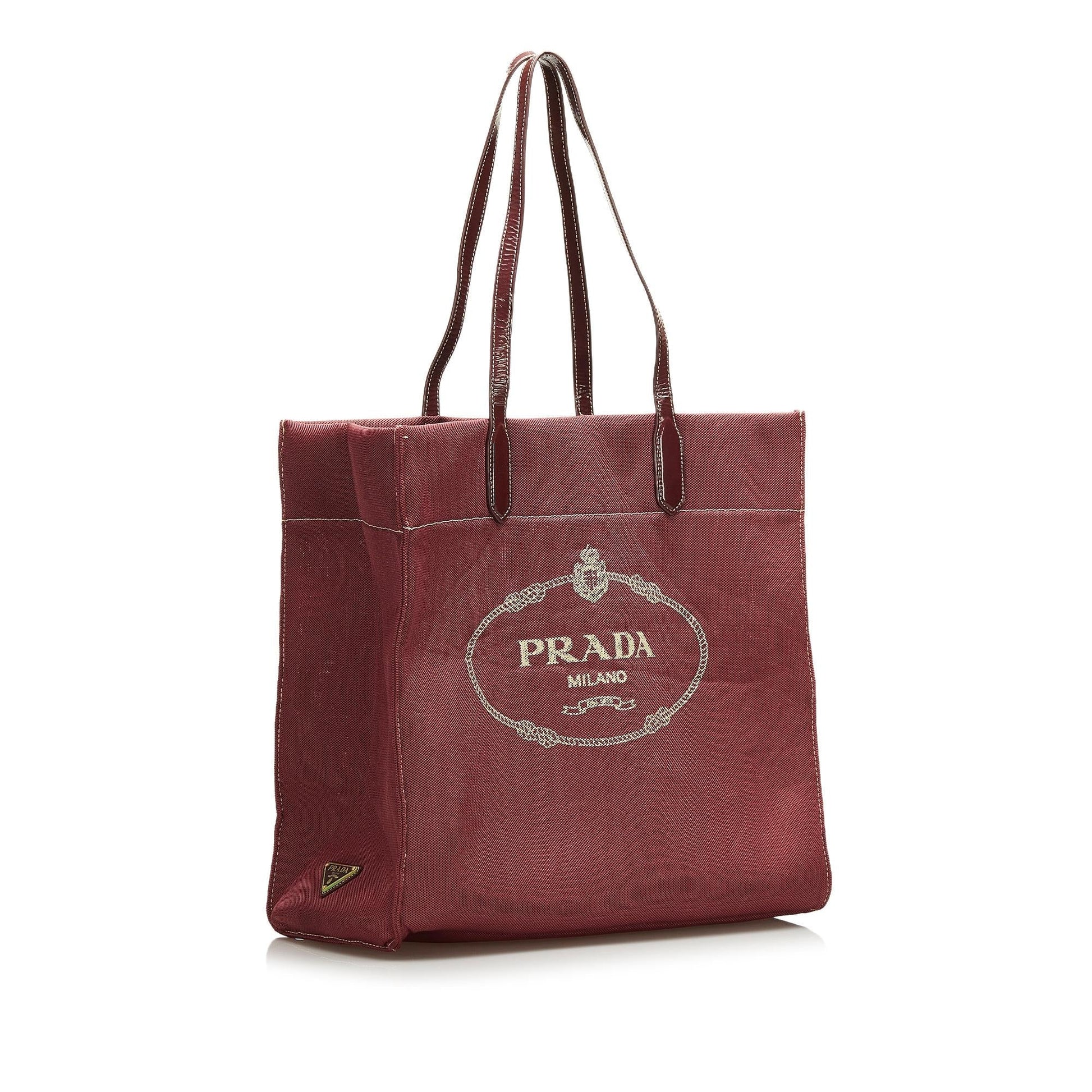 Prada Canapa Neoprene Tote - Rovelle Bags