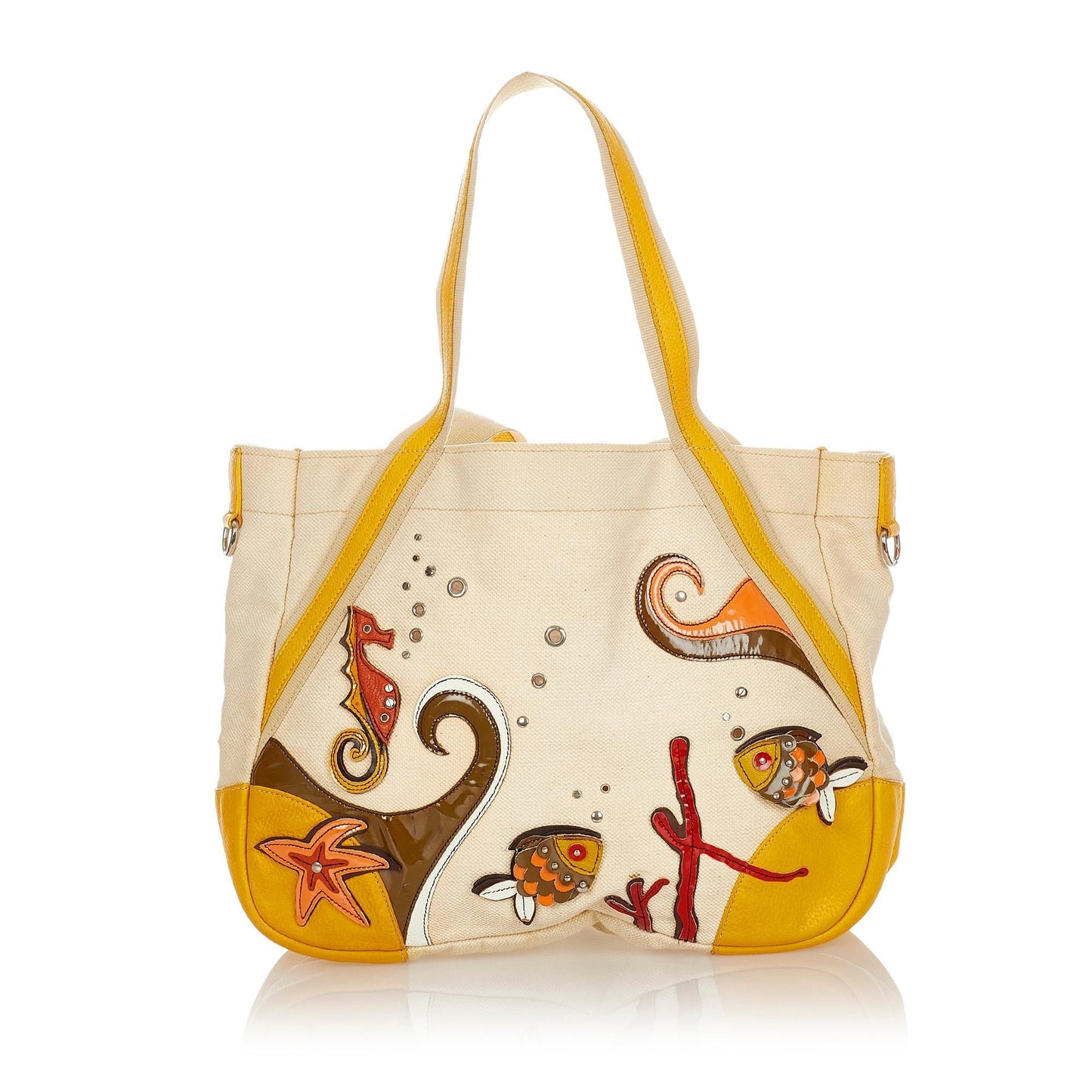 Prada Canapa Sea Life Tote Bag - Rovelle Bags
