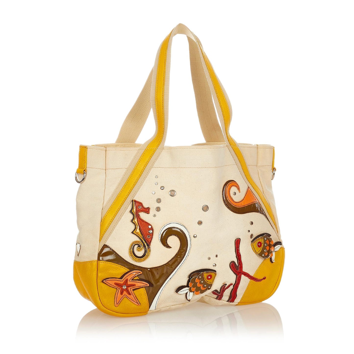 Prada Canapa Sea Life Tote Bag - Rovelle Bags