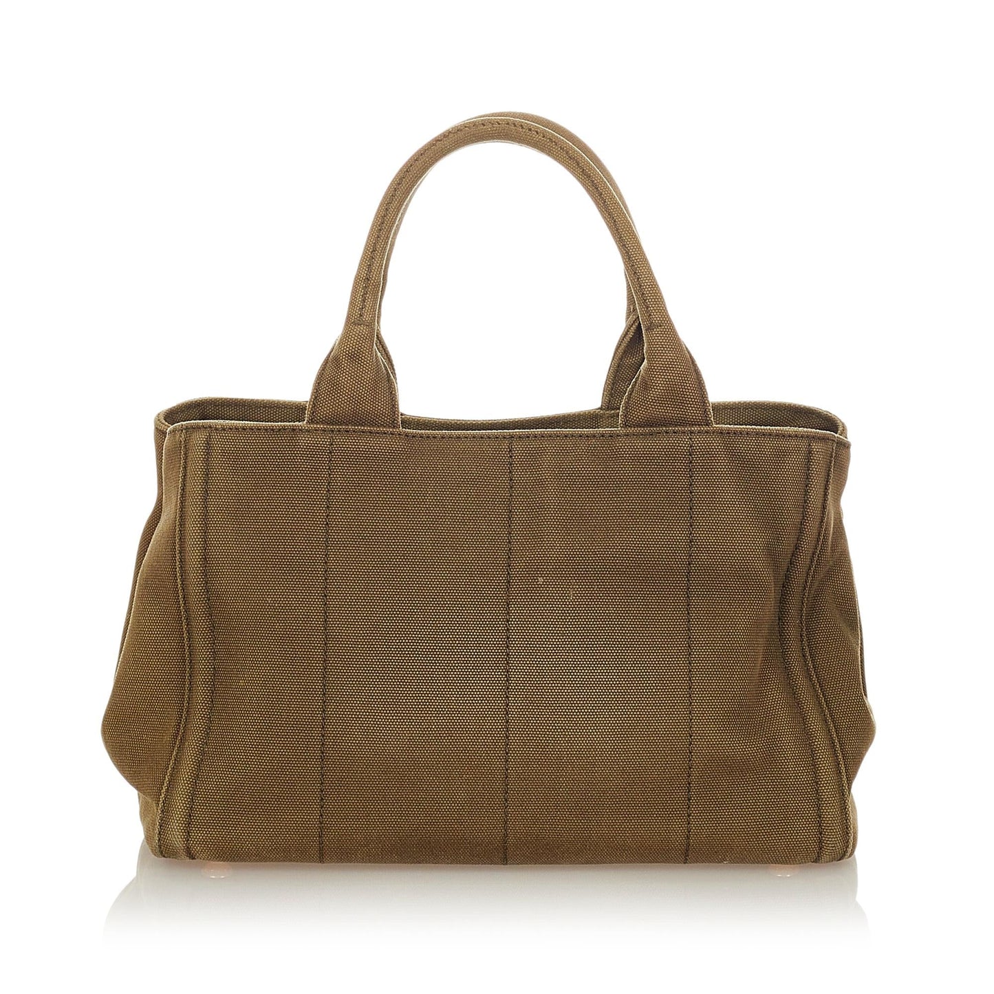 Prada Canapa Studded Canvas Satchel Style 2 - Rovelle Bags