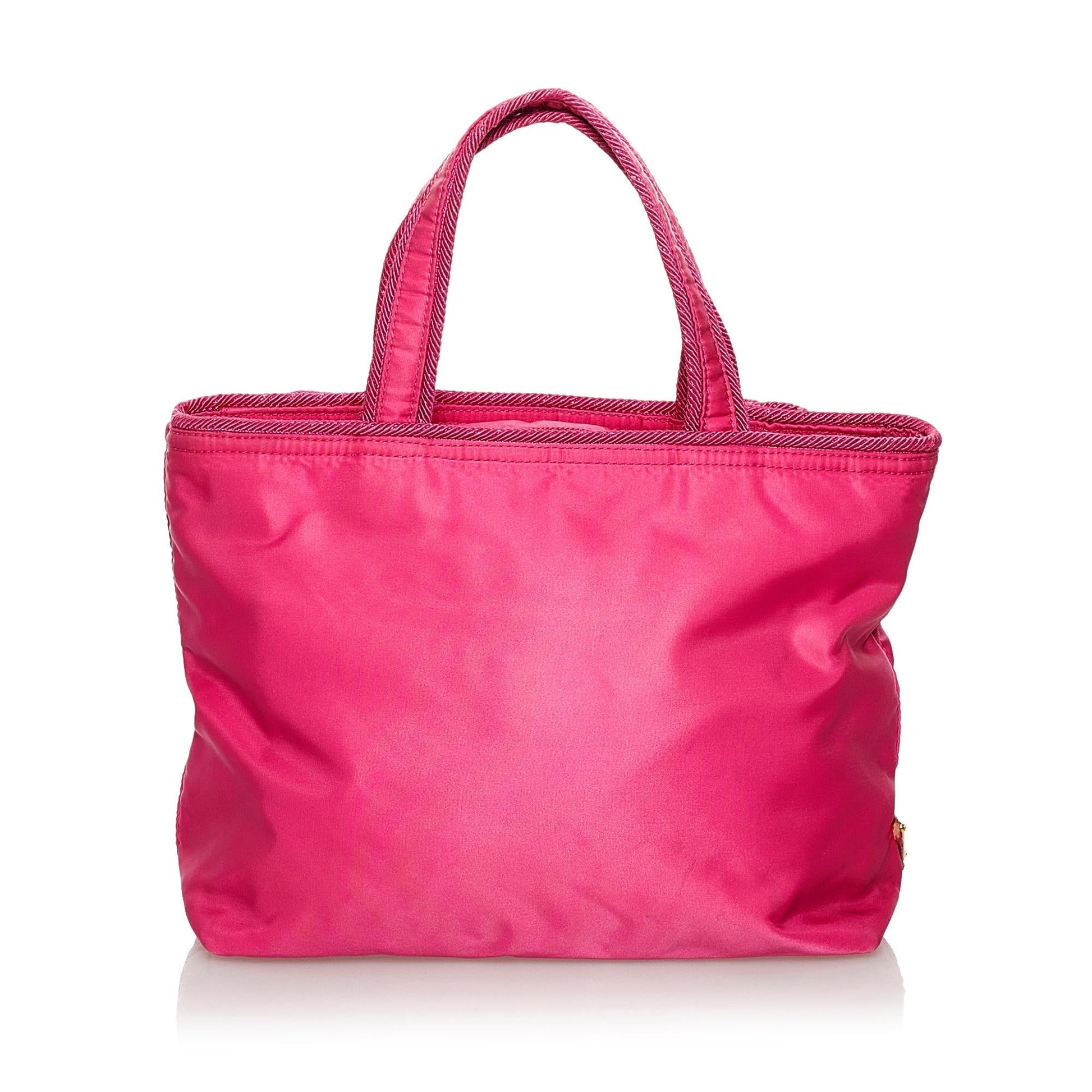 Prada Canapa Tessuto Bow Handbag - Rovelle Bags