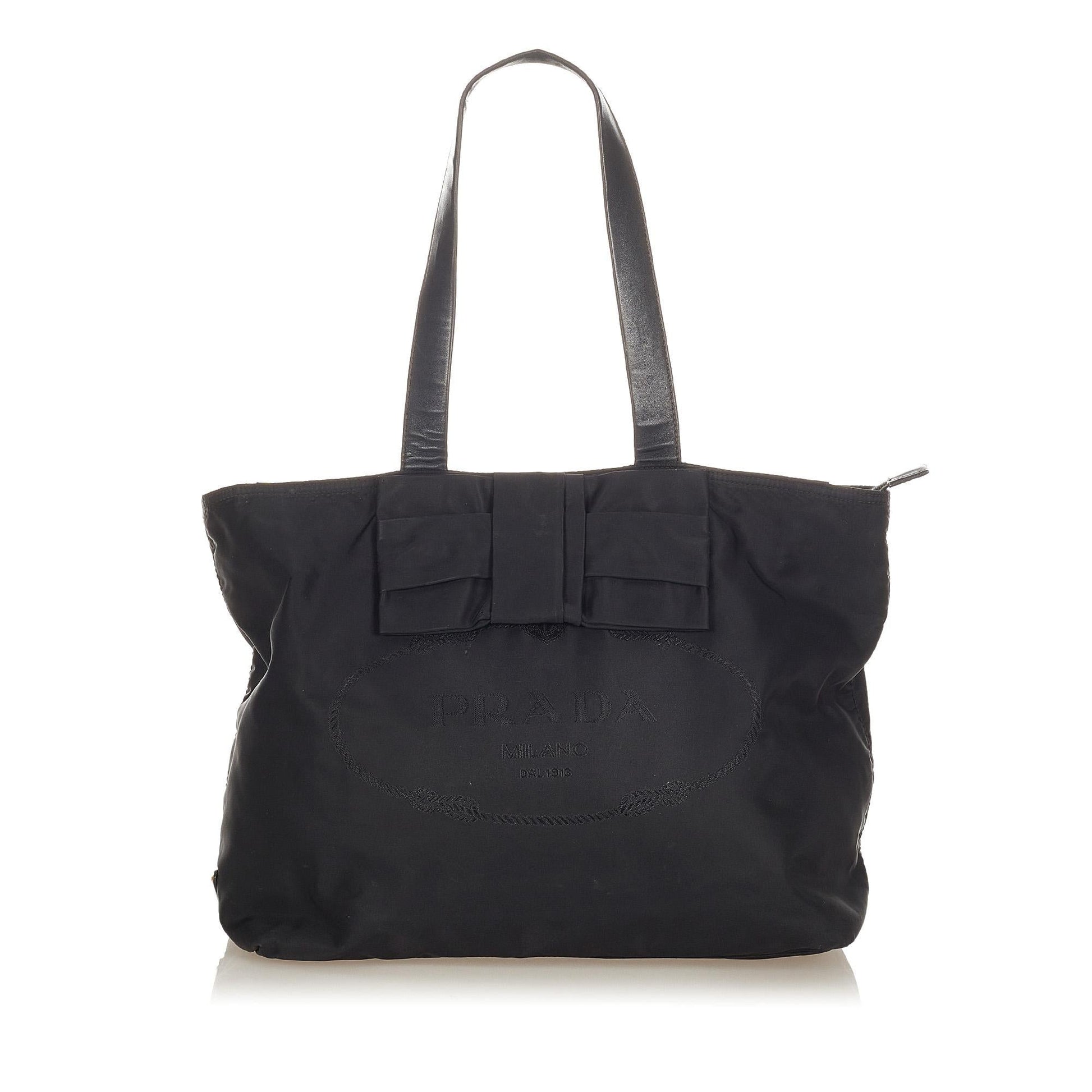 Prada Canapa Tessuto Tote Handbag - Rovelle Bags