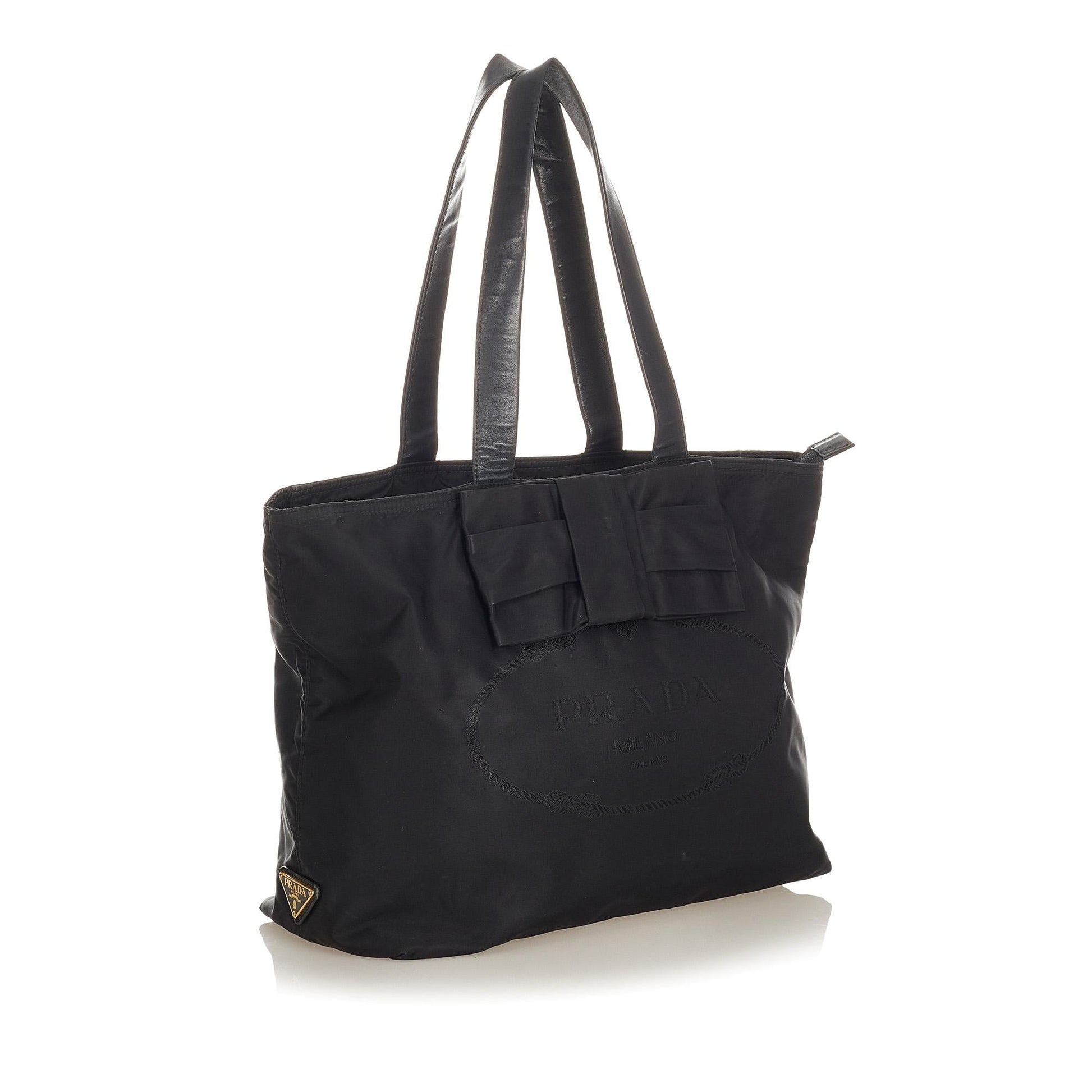 Prada Canapa Tessuto Tote Handbag - Rovelle Bags