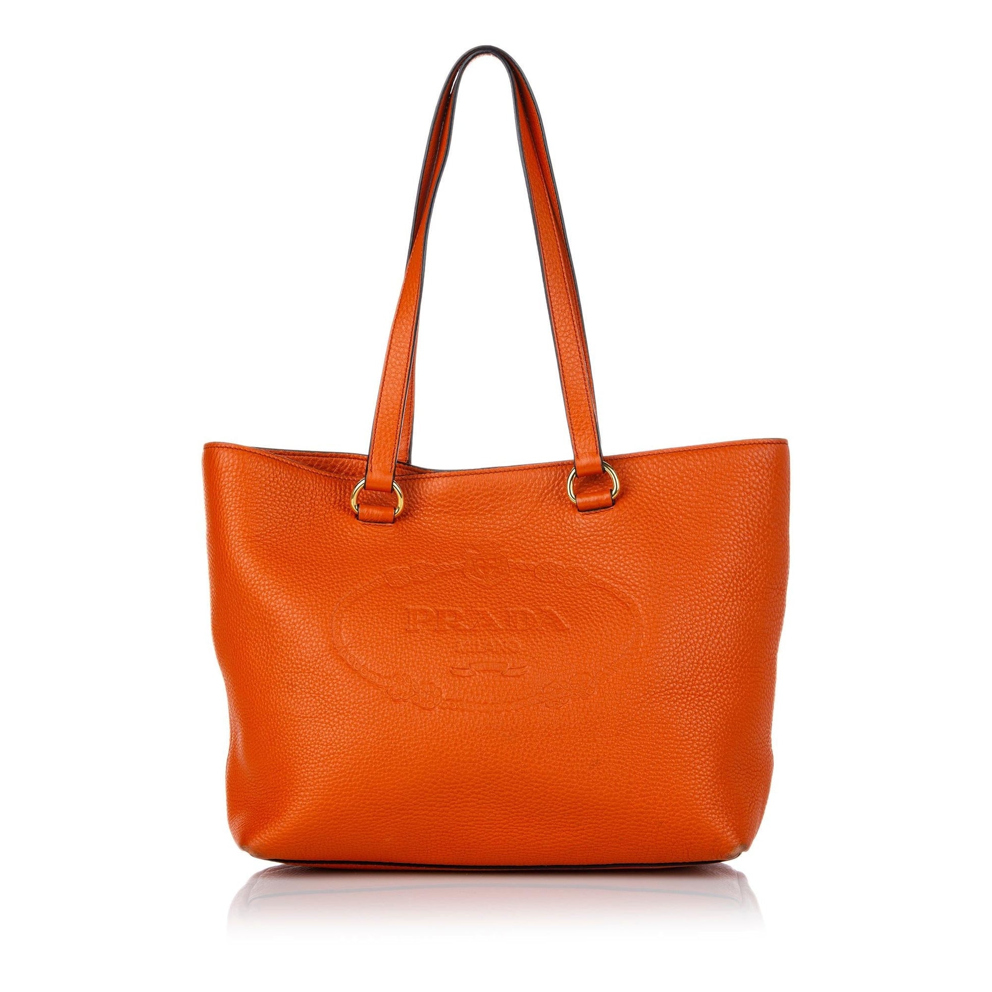 Prada Canapa Vitello Daino Tote Bag - Rovelle Bags