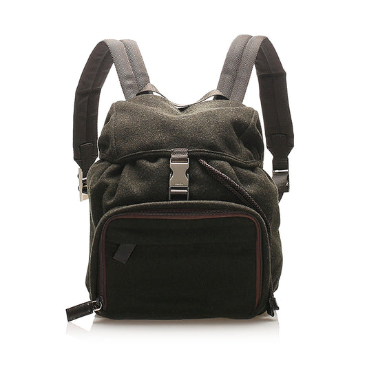 Prada Canvas Backpack Luxury Backpack Style 2 - Rovelle Bags