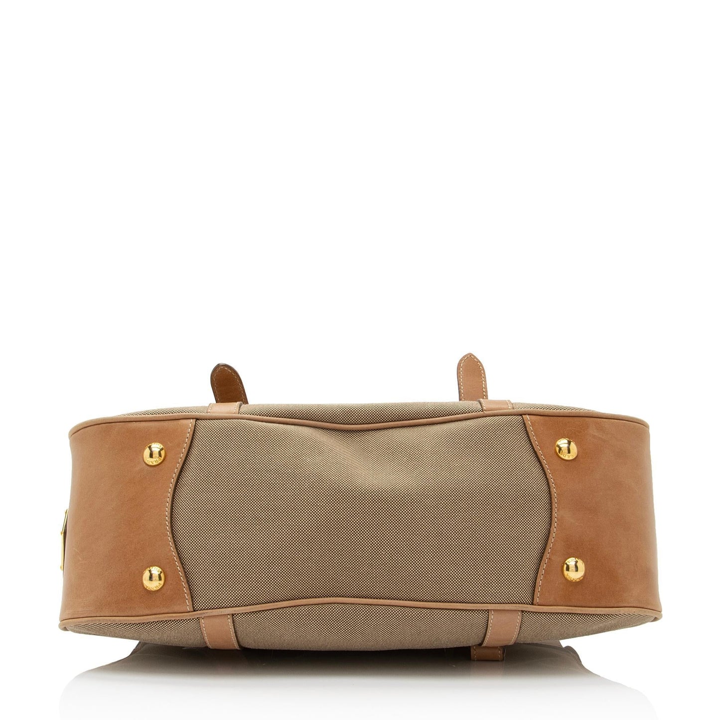 Prada Canvas Logo Satchel - Rovelle Bags