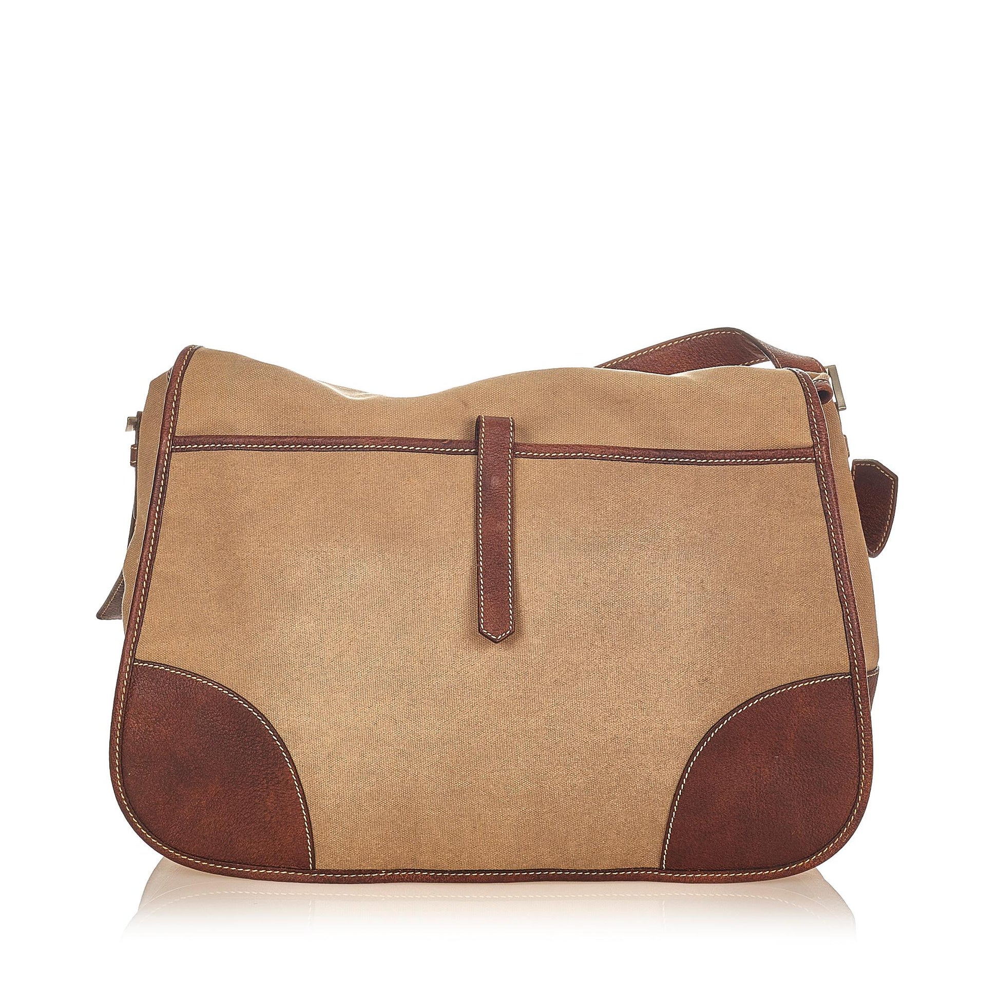Prada Canvas Shoulder Handbag Style 16 - Rovelle Bags