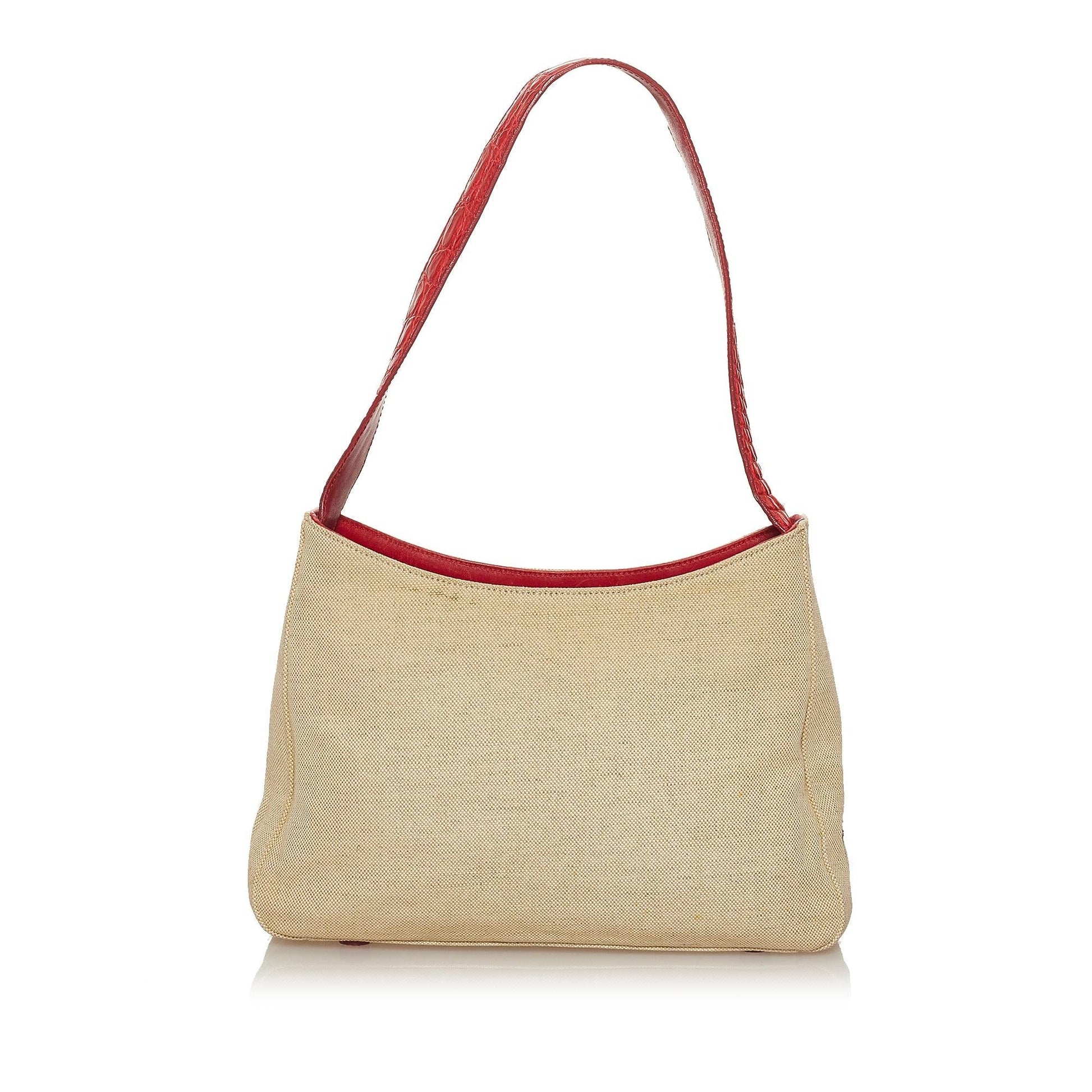 Prada Canvas Shoulder Handbag Style 11 - Rovelle Bags