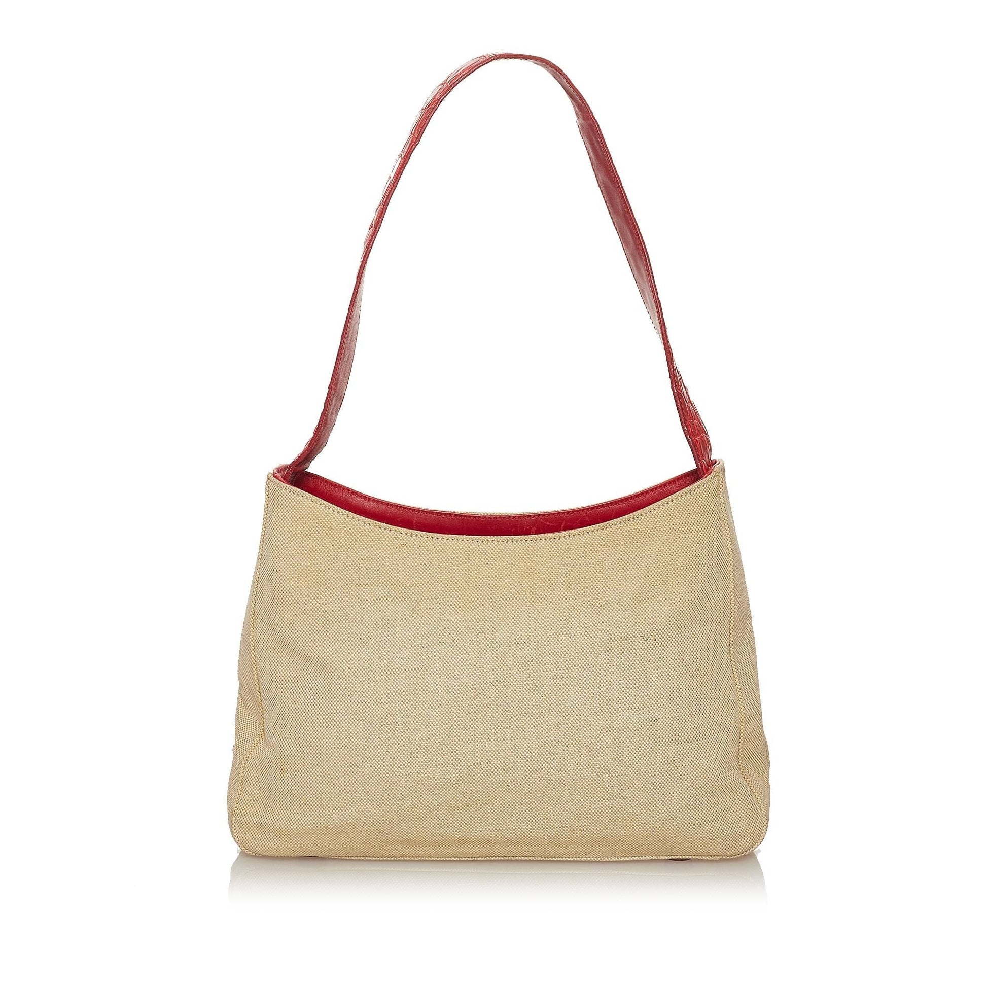 Prada Canvas Shoulder Handbag Style 11 - Rovelle Bags