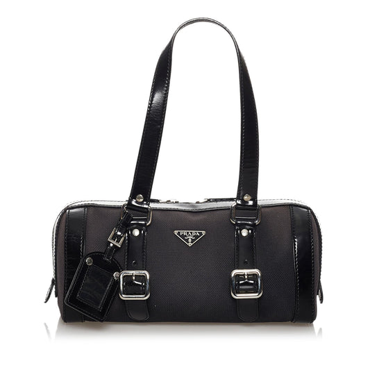 Prada Canvas Shoulder Handbag Style 8 - Rovelle Bags