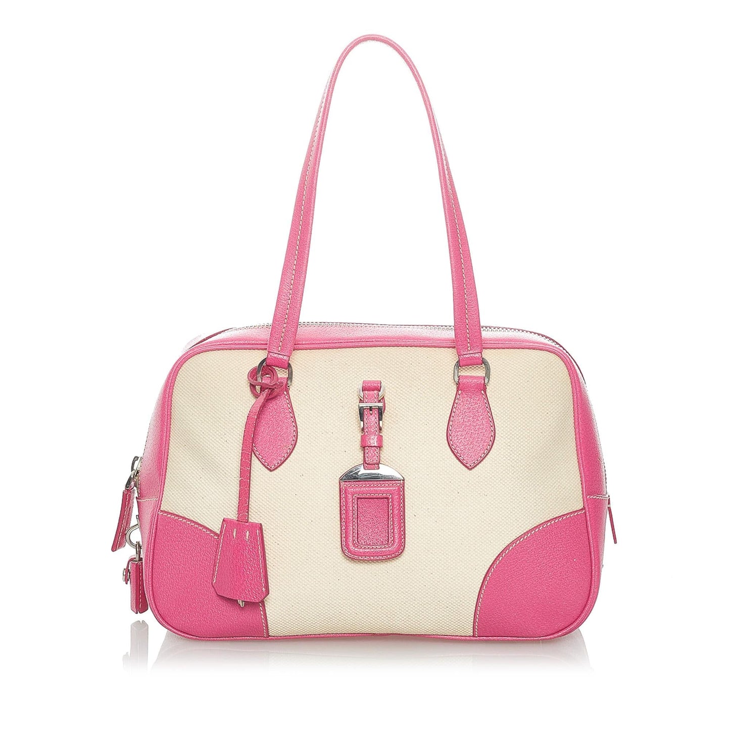 Prada Canvas Shoulder Handbag Style 5 - Rovelle Bags