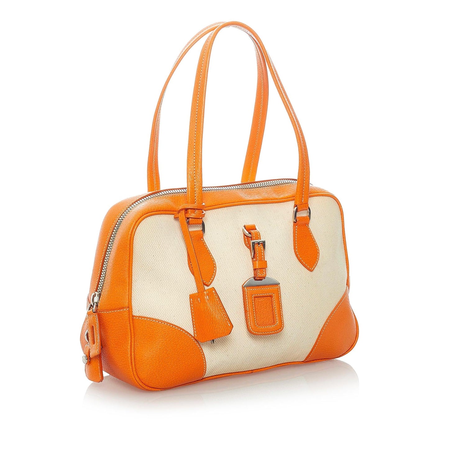 Prada Canvas Shoulder Handbag Style 3 - Rovelle Bags