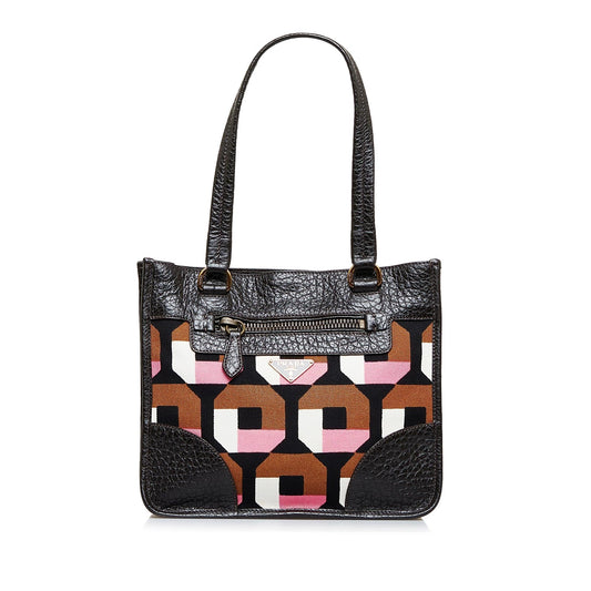 Prada Canvas Shoulder Handbag - Rovelle Bags