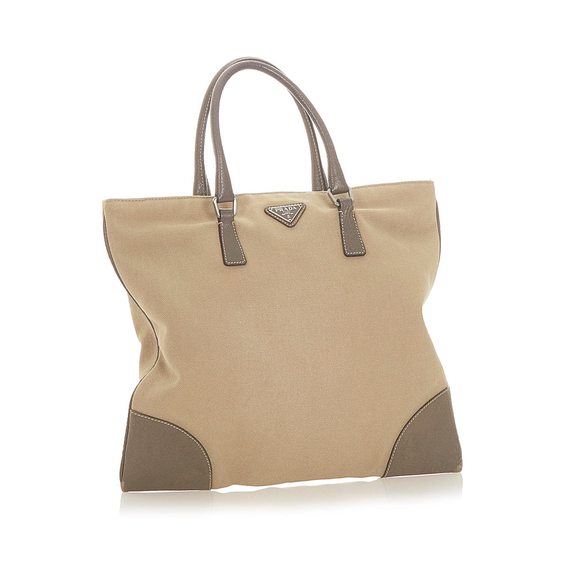 Prada Canvas Tote Handbag Style 12 - Rovelle Bags