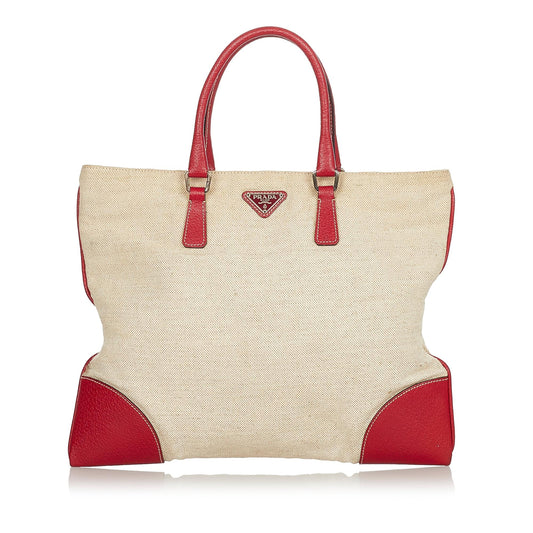 Prada Canvas Tote Handbag Style 9 - Rovelle Bags
