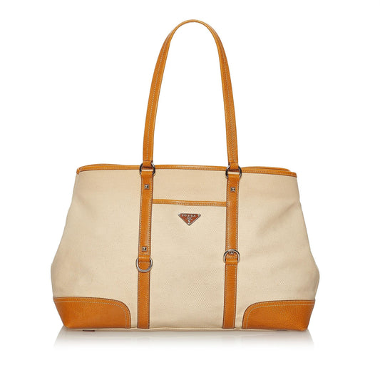 Prada Canvas Tote Handbag Style 8 - Rovelle Bags