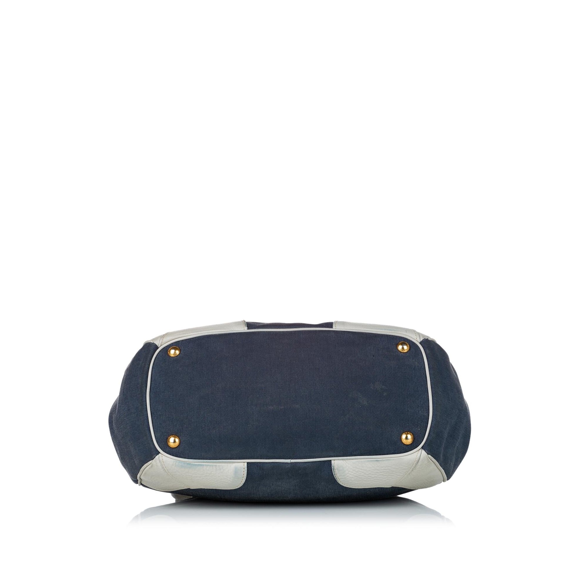 Prada Canvas Tote Handbag Style 7 - Rovelle Bags