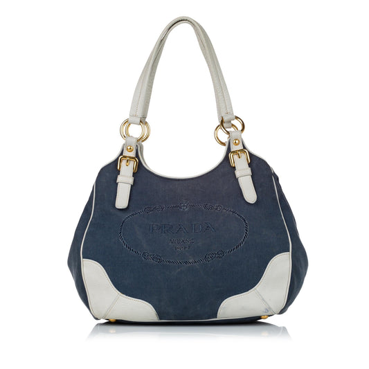 Prada Canvas Tote Handbag Style 7 - Rovelle Bags