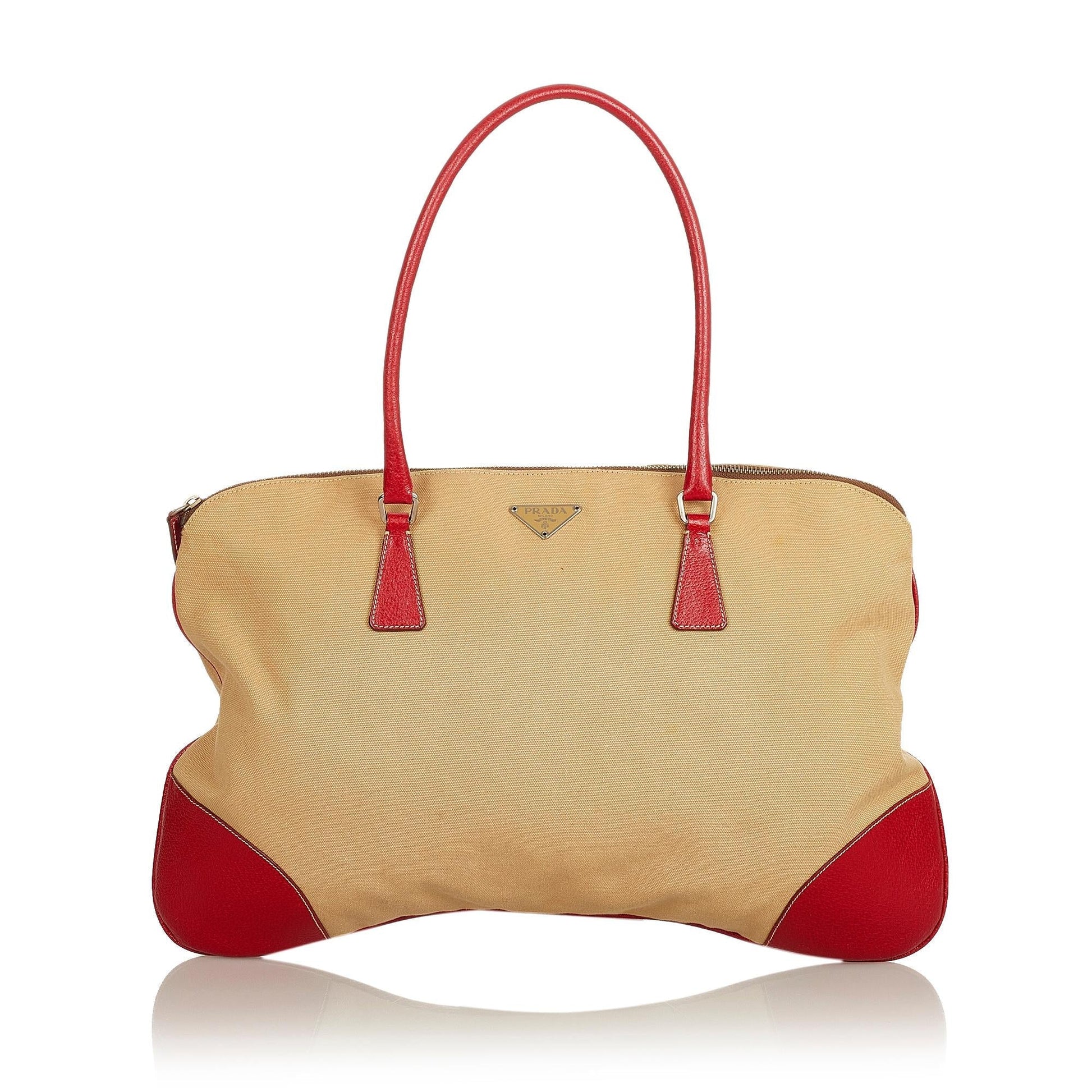 Prada Canvas Tote Handbag Style 4 - Rovelle Bags