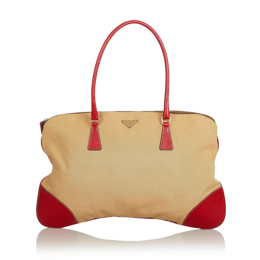 Prada Canvas Tote Handbag Style 4 - Rovelle Bags