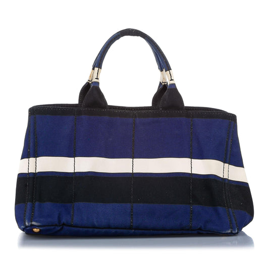 Prada Canvas Tote Handbag Style 2 - Rovelle Bags
