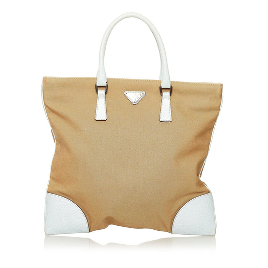 Prada Canvas Tote Handbag - Rovelle Bags