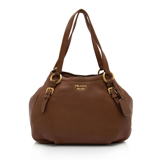 Prada Cervo Sacca 2 Manici Shoulder Bag - Rovelle Bags
