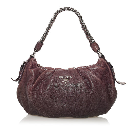 Prada Cervo Lux Shoulder Handbag - Rovelle Bags
