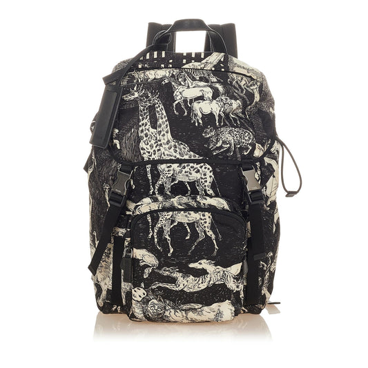 Prada Christophe Chemin Print Backpack - Rovelle Bags