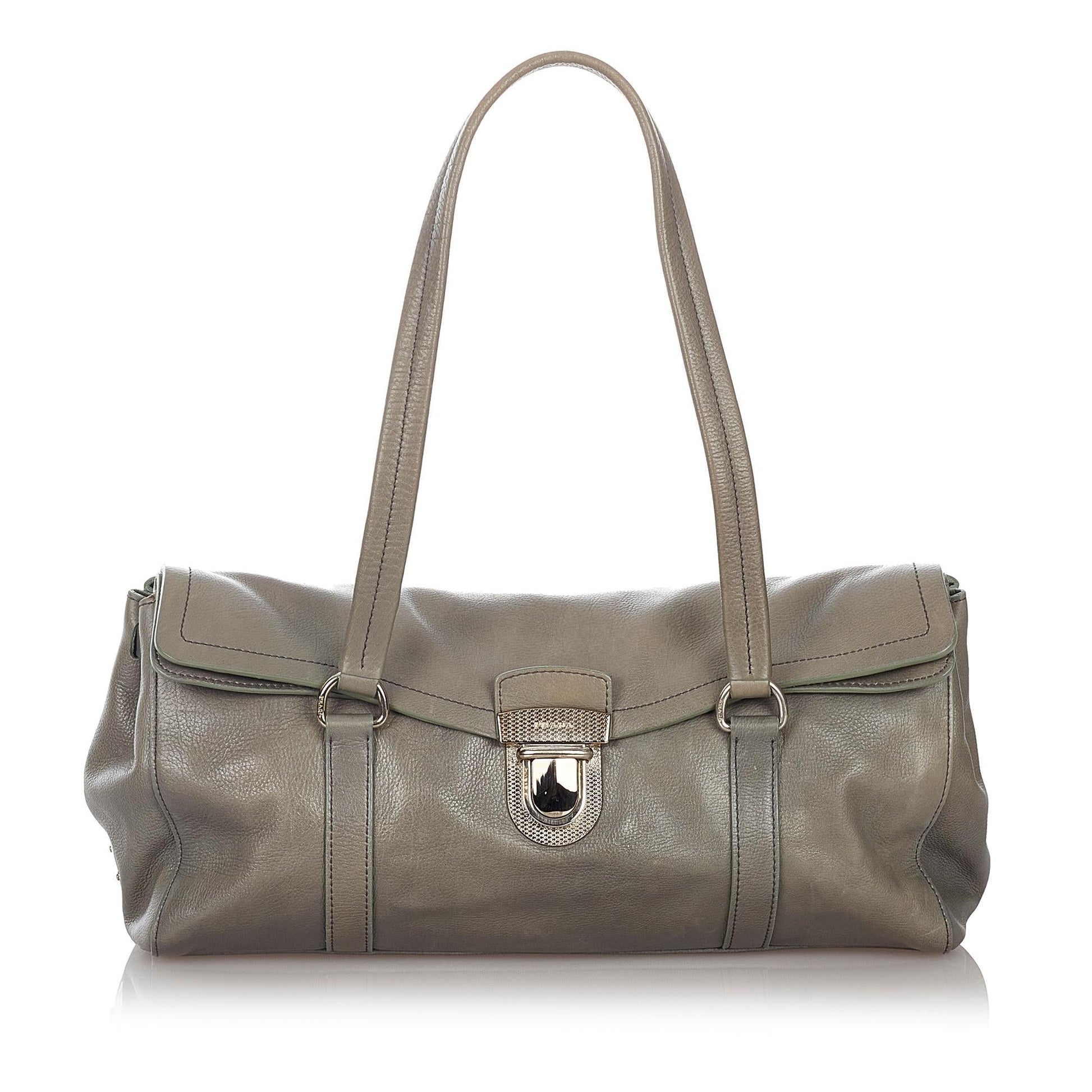 Prada Easy Leather Shoulder Bag Style 6 - Rovelle Bags