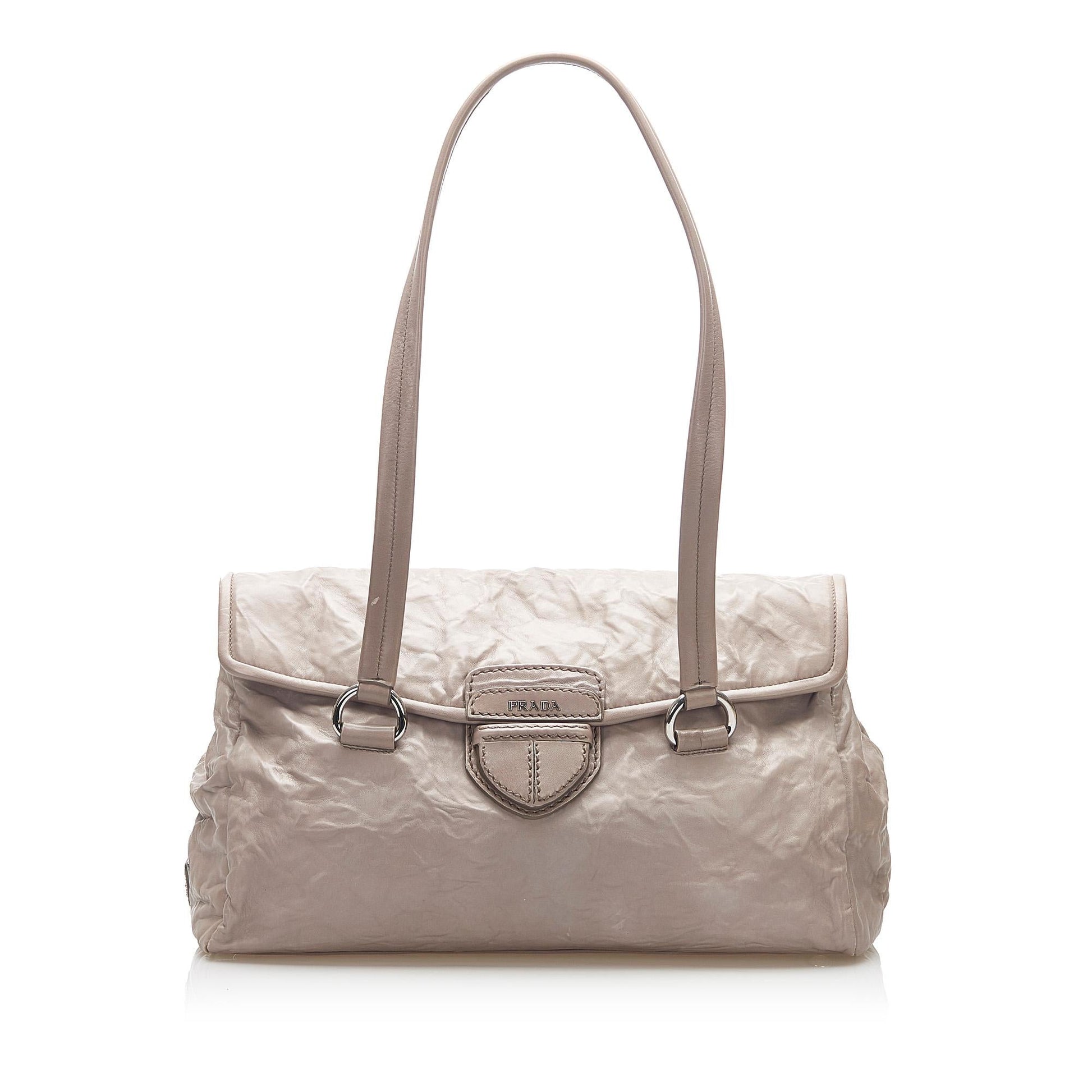 Prada Easy Leather Shoulder Bag Style 2 - Rovelle Bags
