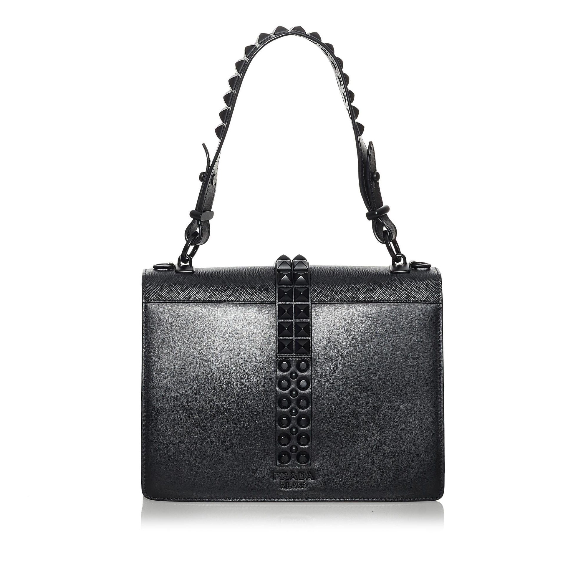Prada Elektra Leather Satchel - Rovelle Bags