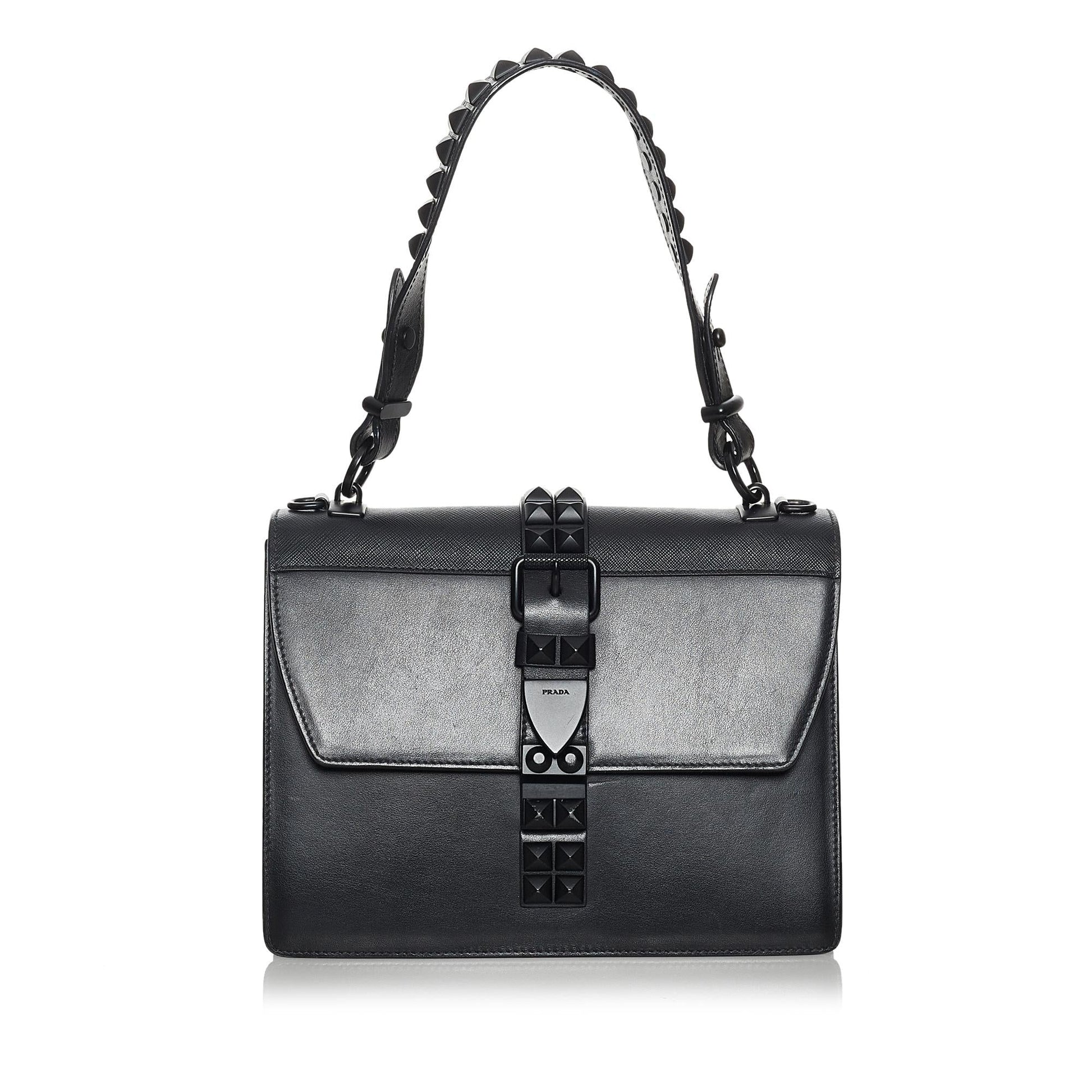 Prada Elektra Leather Satchel - Rovelle Bags