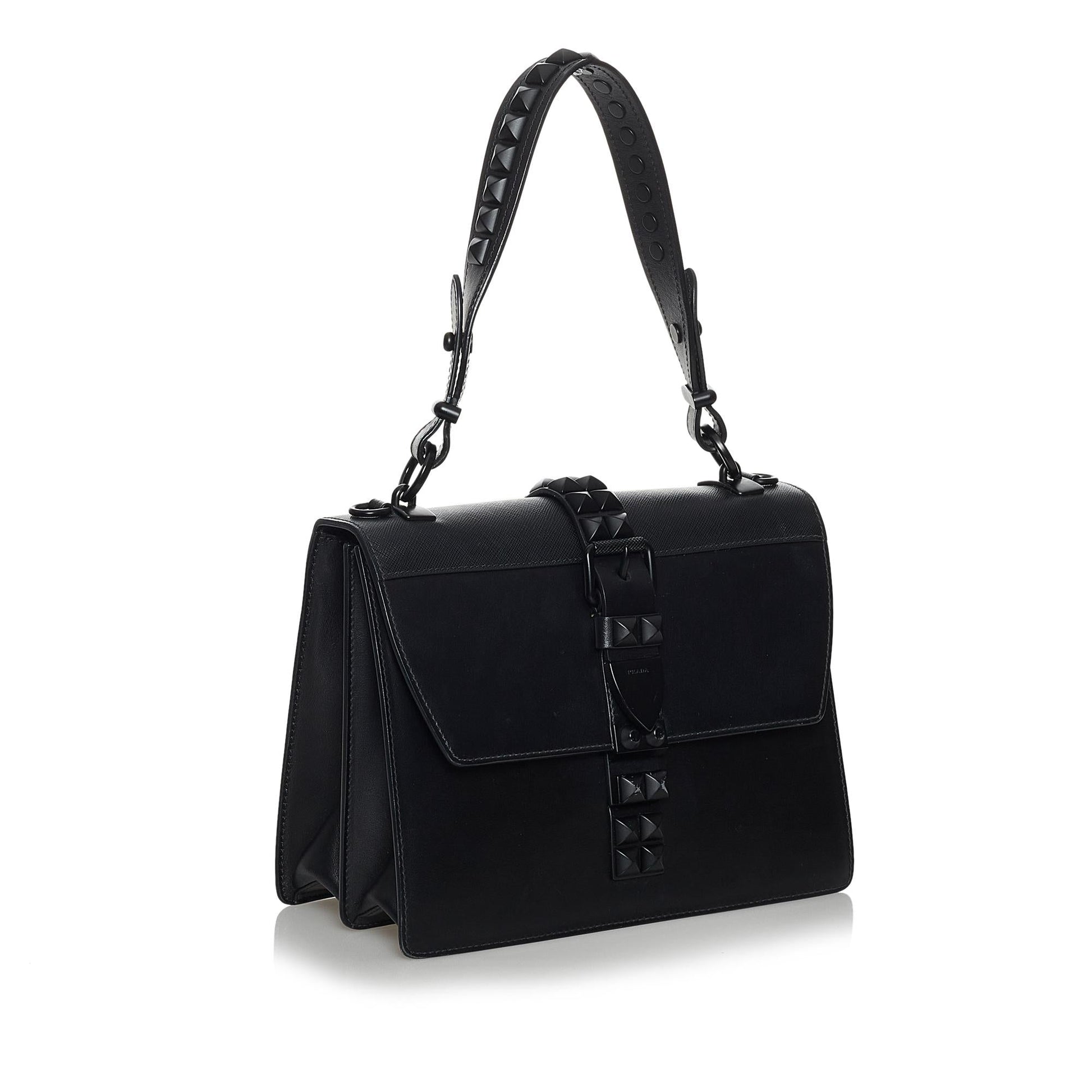 Prada Elektra Leather Satchel - Rovelle Bags