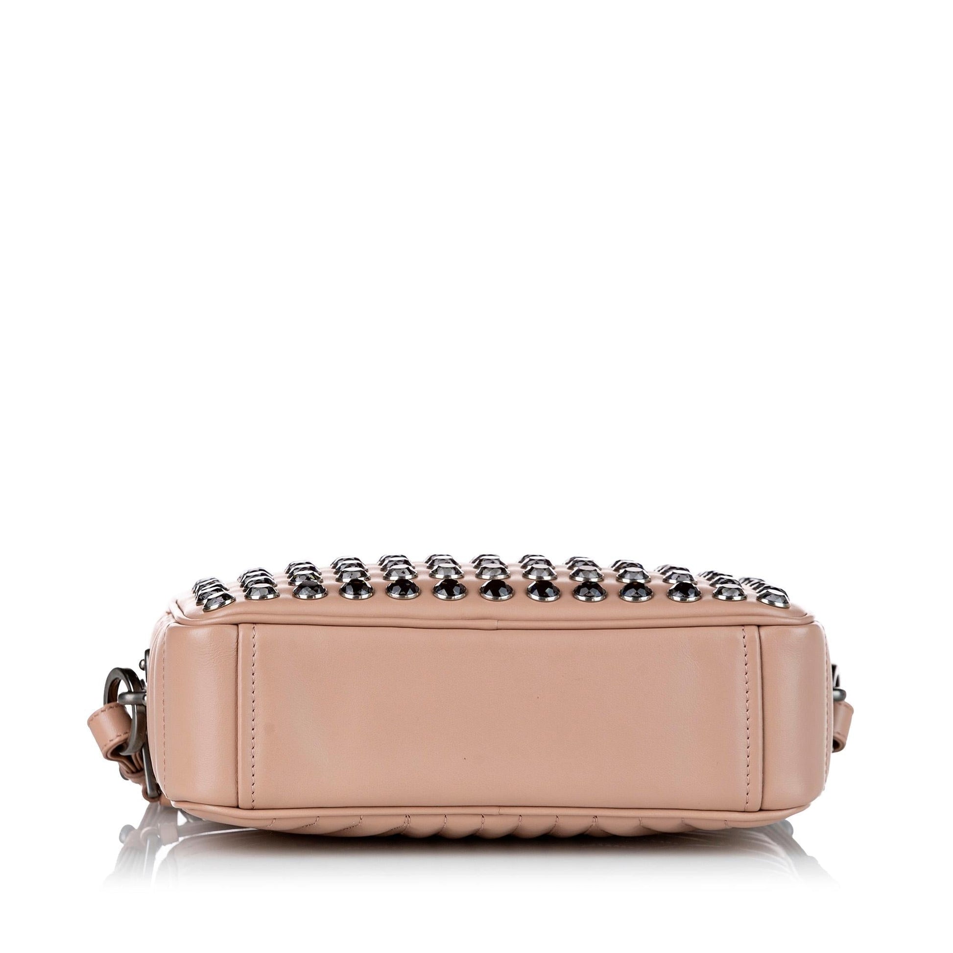 Prada Embellished Solf Calf Crossbody Bag - Rovelle Bags