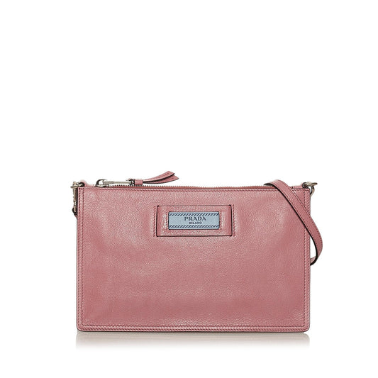 Prada Etiquette Leather Shoulder Bag - Rovelle Bags