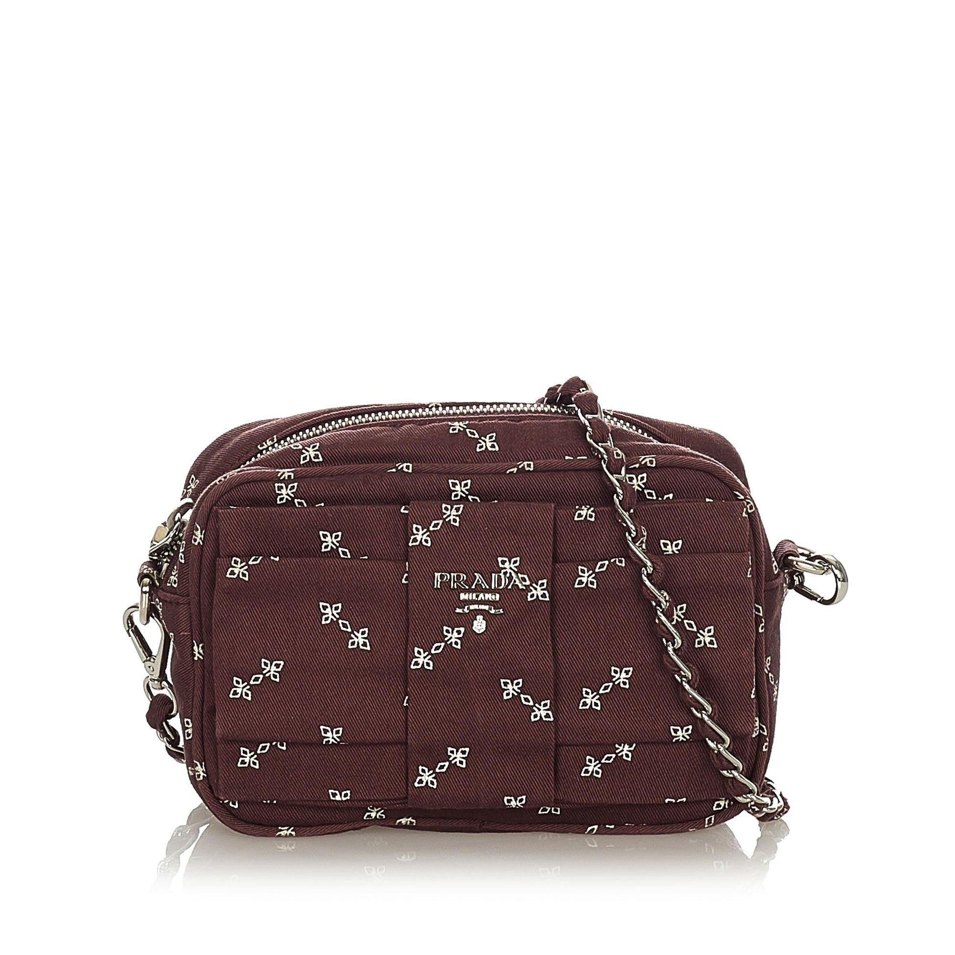 Prada Fiocco Bow Tessuto Crossbody Bag Style 2 - Rovelle Bags