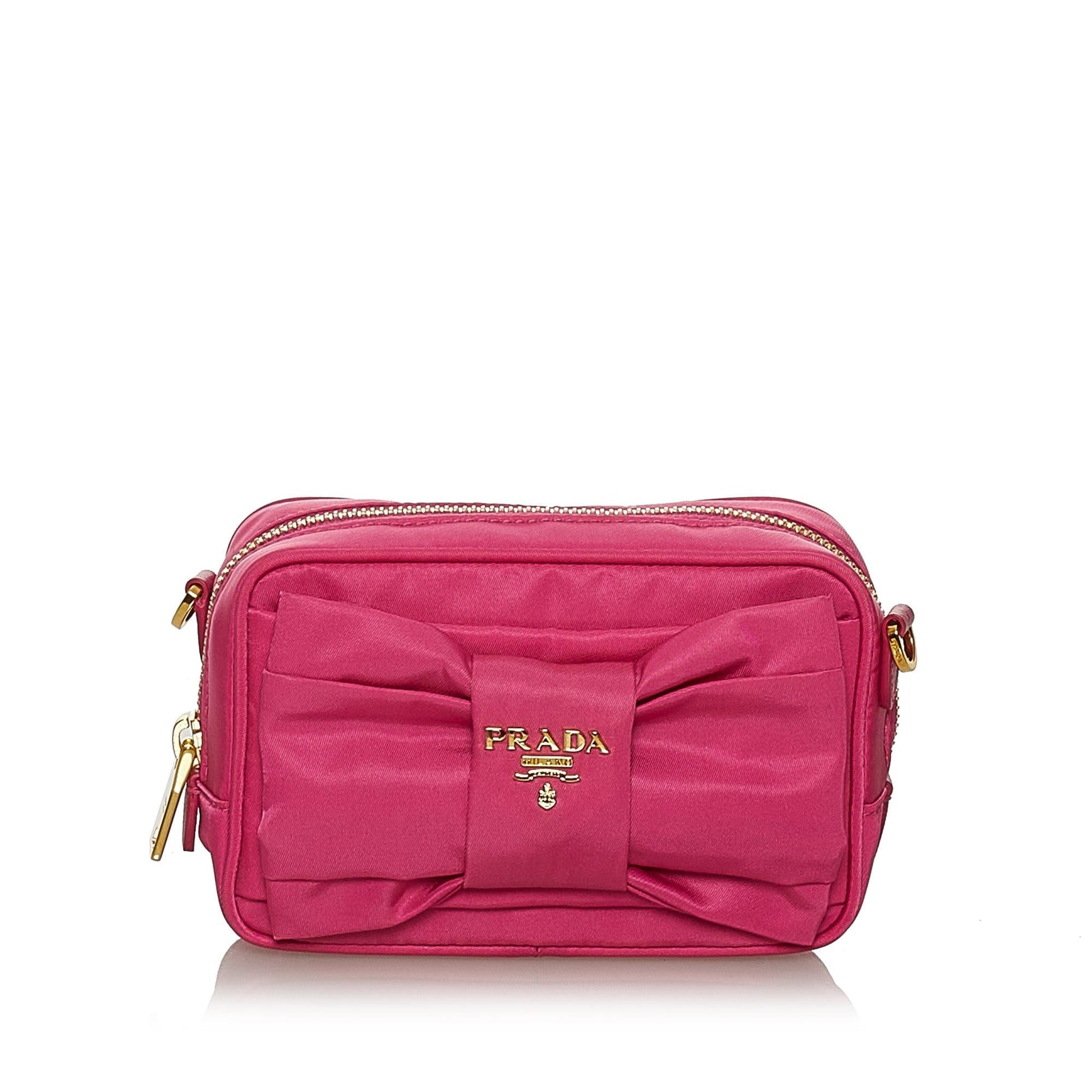 Prada Fiocco Bow Tessuto Crossbody Bag Style 3 - Rovelle Bags