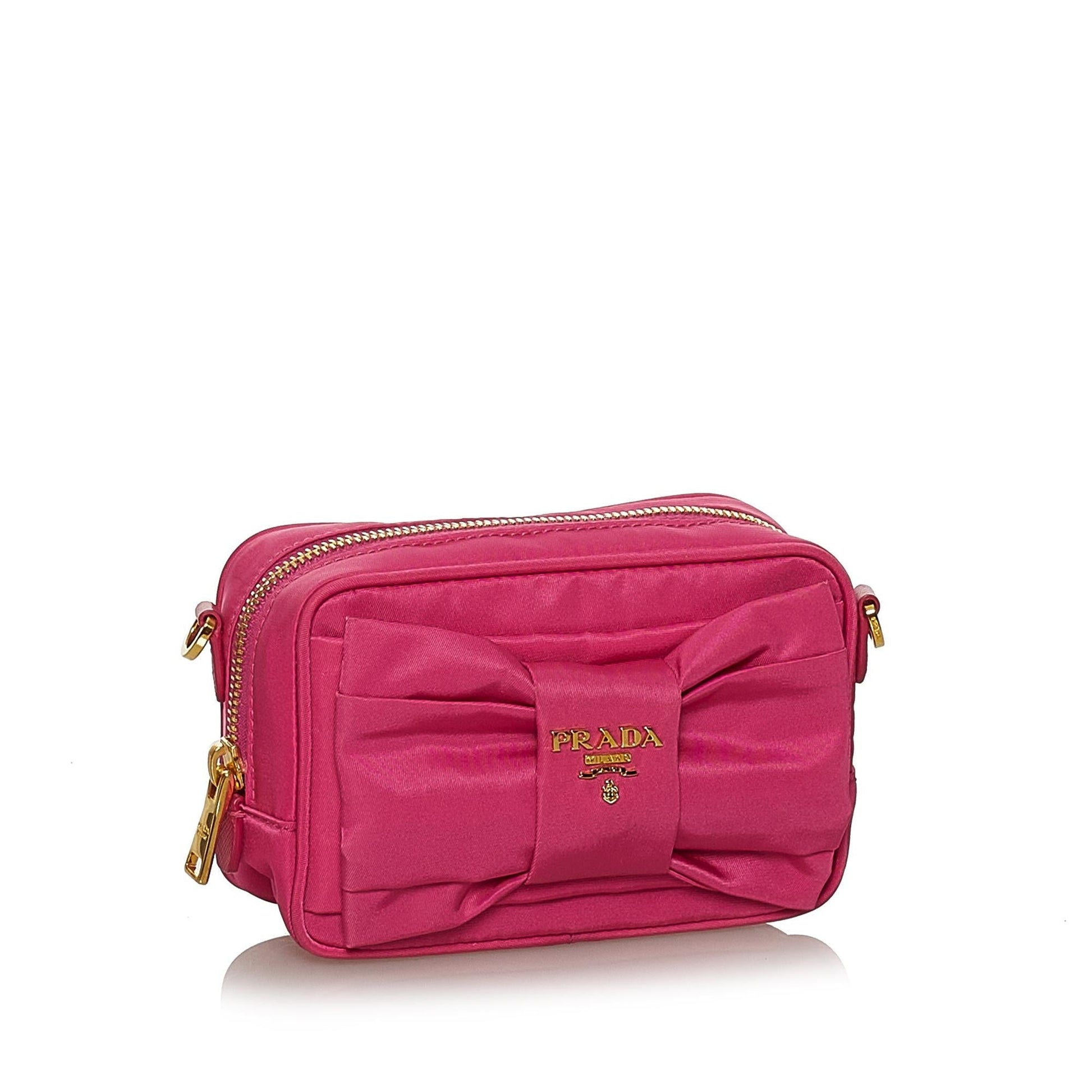 Prada Fiocco Bow Tessuto Crossbody Bag Style 3 - Rovelle Bags