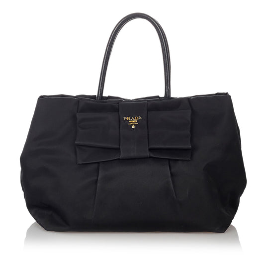 Prada Fiocco Bow Tessuto Handbag Style 3 - Rovelle Bags