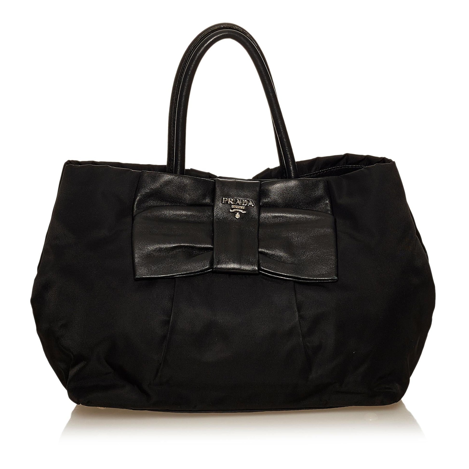 Prada Fiocco Bow Tessuto Handbag Style 2 - Rovelle Bags