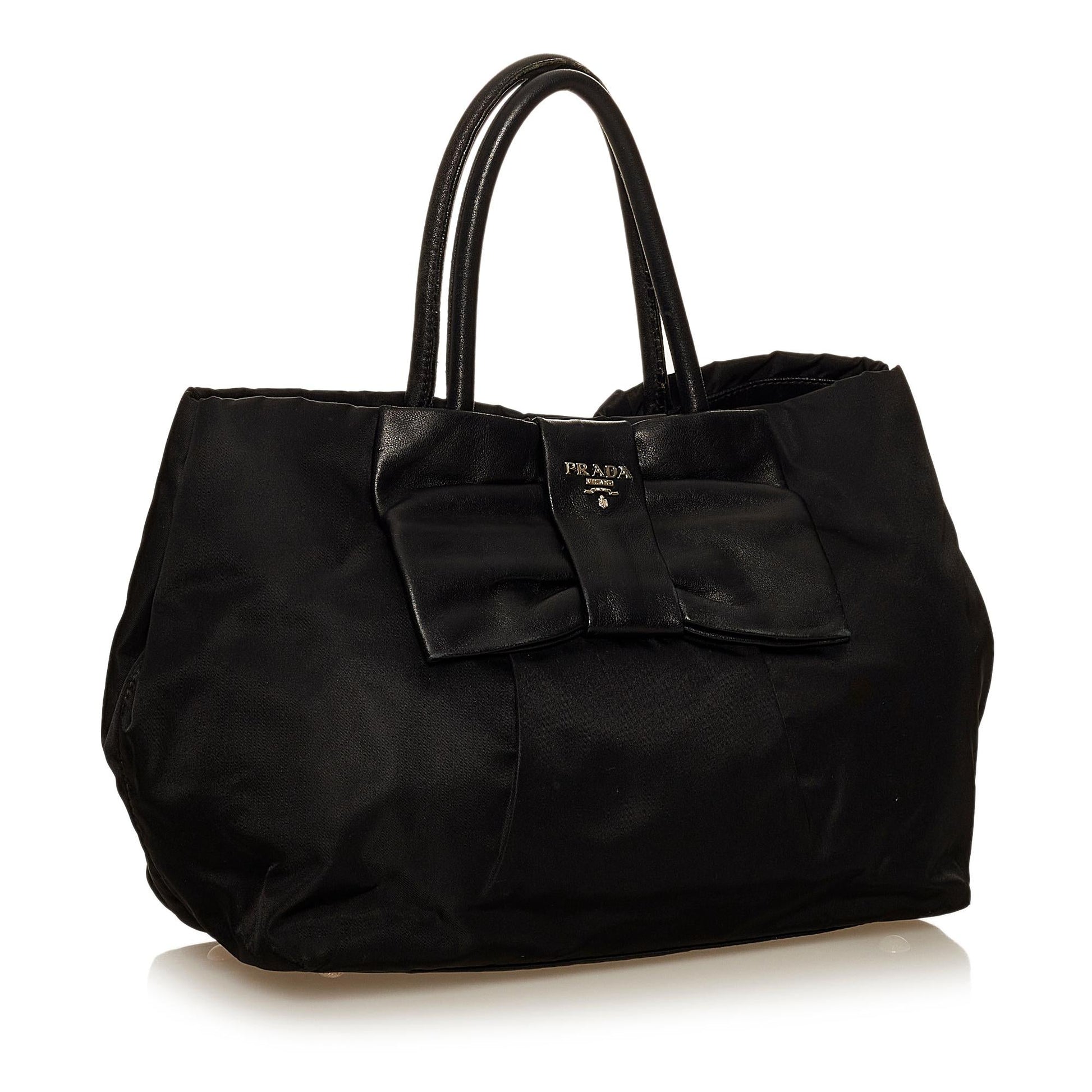 Prada Fiocco Bow Tessuto Handbag Style 2 - Rovelle Bags