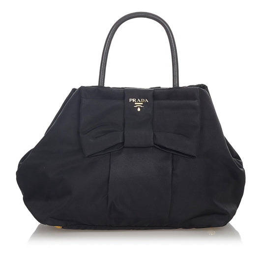 Prada Fiocco Bow Tessuto Tote Bag Style 4 - Rovelle Bags