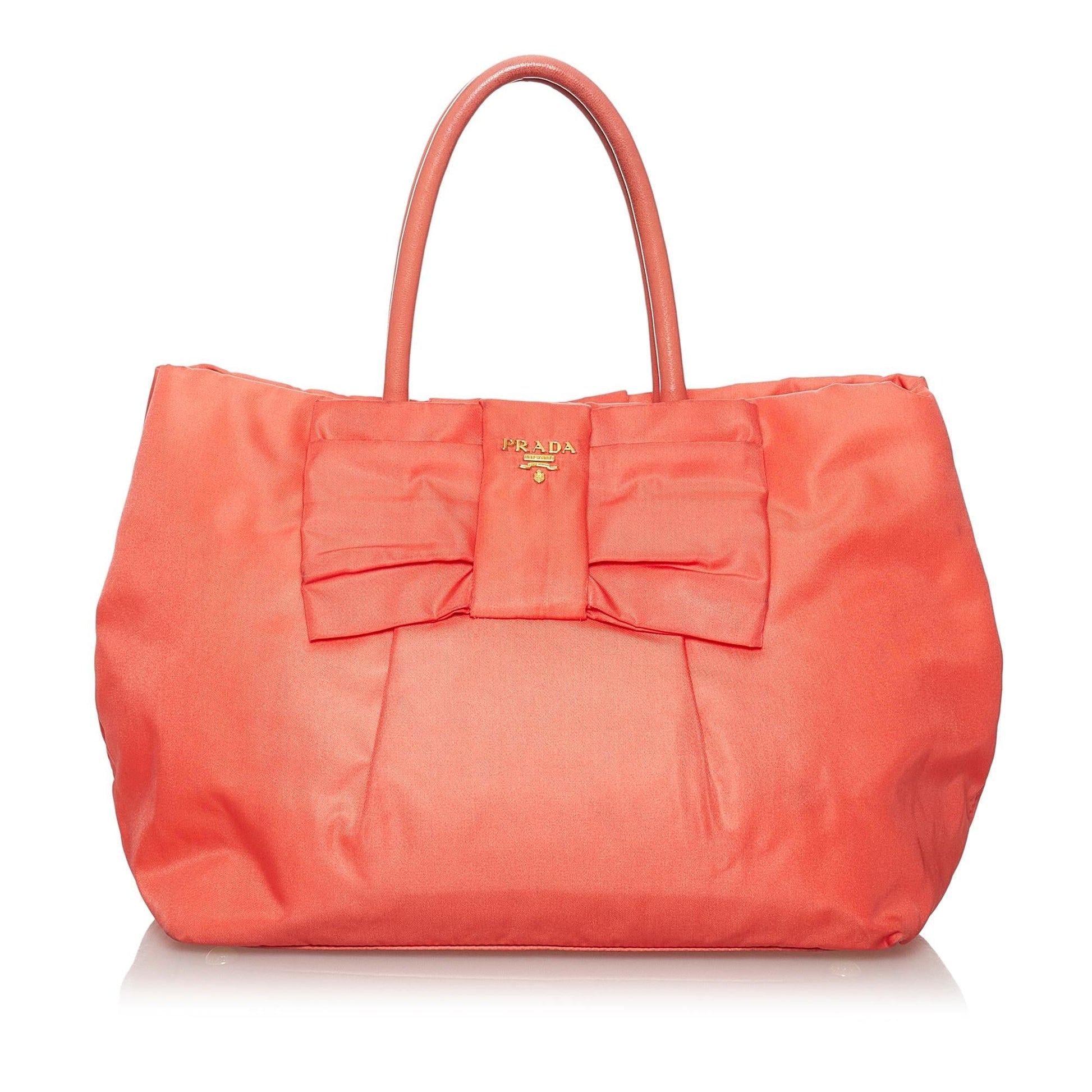 Prada Fiocco Bow Tessuto Tote Bag Style 5 - Rovelle Bags